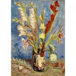 Puzzle  Enjoy-Puzzle-1161 Vincent Van Gogh : Vase aux glaïeuls et asters chinois