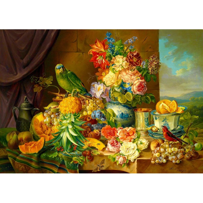 Puzzle  Enjoy-Puzzle-1191 Josef Schuster : Nature morte
