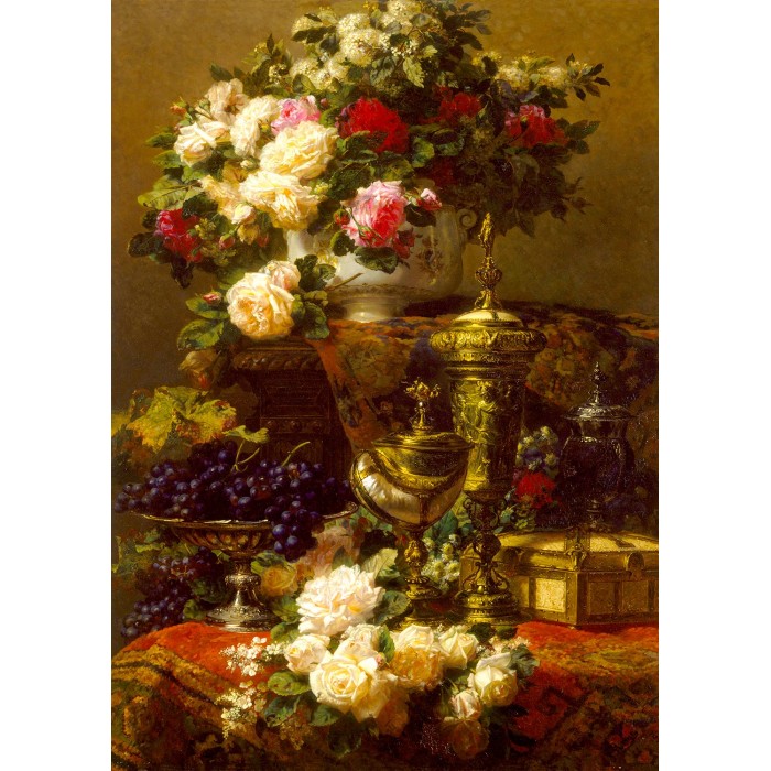 Puzzle  Enjoy-Puzzle-1221 Jean-Baptiste Robie : Fleurs et Fruits