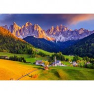 Puzzle  Enjoy-Puzzle-1320 Church in Dolomites Mountains, Italy
