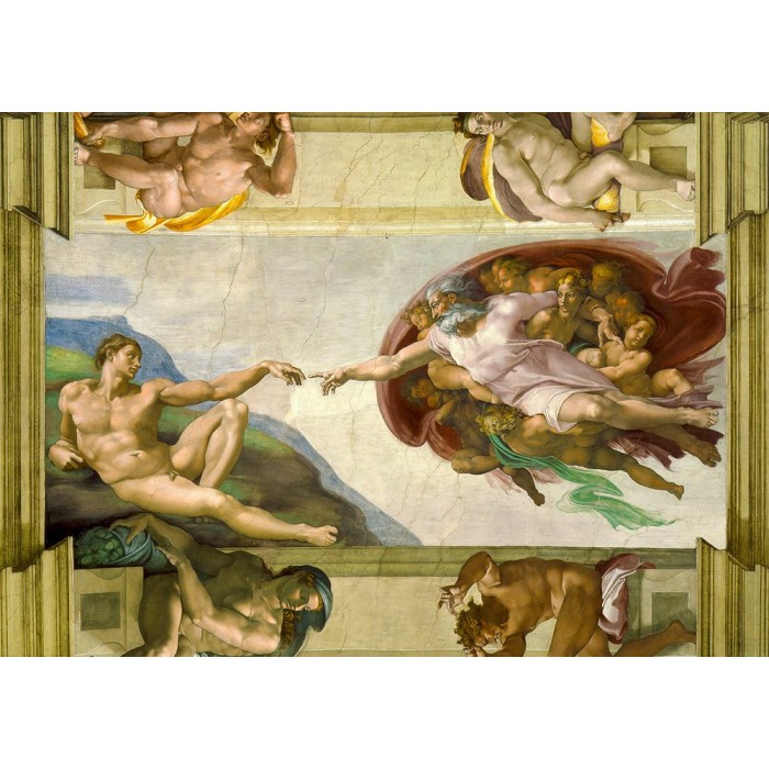Puzzle  Enjoy-Puzzle-1383 Michel-Ange - La Création d'Adam