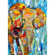 Puzzle  Enjoy-Puzzle-1413 Éléphant coloré