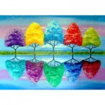 Puzzle  Enjoy-Puzzle-1702 Chaque arbre a sa propre histoire colorée