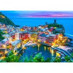 Puzzle  Enjoy-Puzzle-2080 Vernazza au Crépuscule, Cinque Terre, Italy