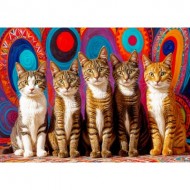 Puzzle  Enjoy-Puzzle-2131 Cinq Chats