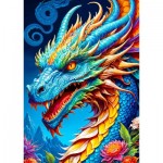 Puzzle  Enjoy-Puzzle-2143 Dragon Bleu