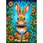 Puzzle  Enjoy-Puzzle-2149 Lapin de Jardin