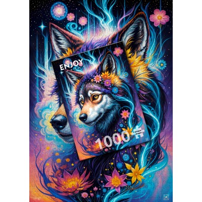 Puzzle Enjoy-Puzzle-2164 Portrait Magique d'un Loup