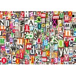 Puzzle  Grafika-01135 Collage de Chiffres et de Lettres