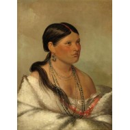 Puzzle  Grafika-02234 George Catlin : Femme Aigle - Shawano, 1830