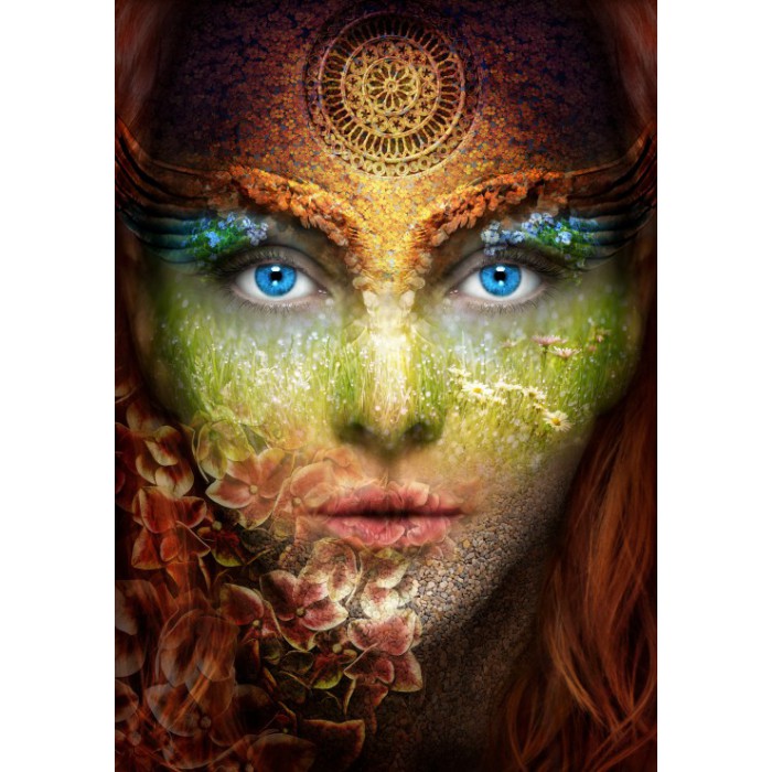 Puzzle  Grafika-F-30001 Femme Nature