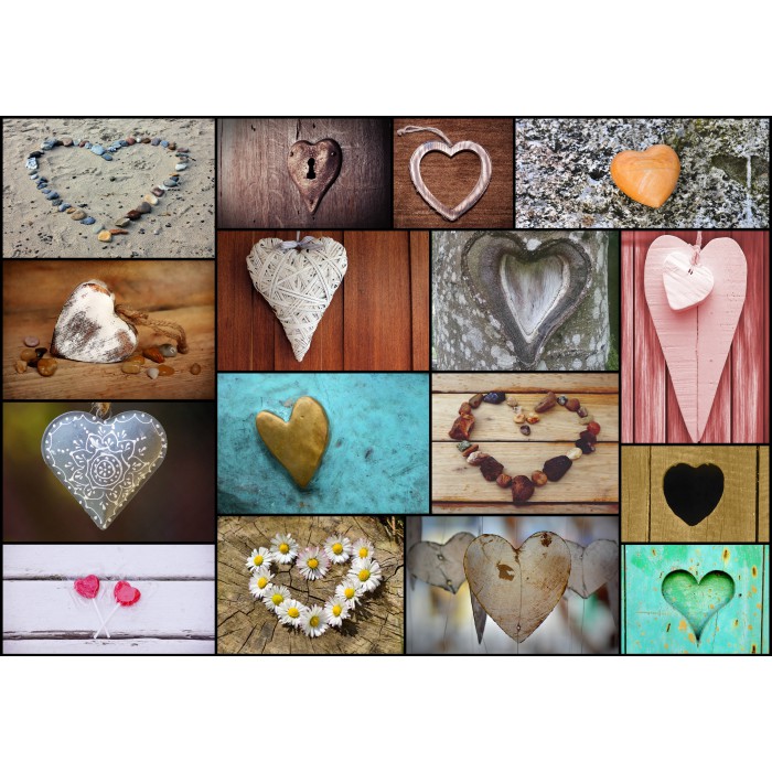 Puzzle  Grafika-F-30014 Collage - Love