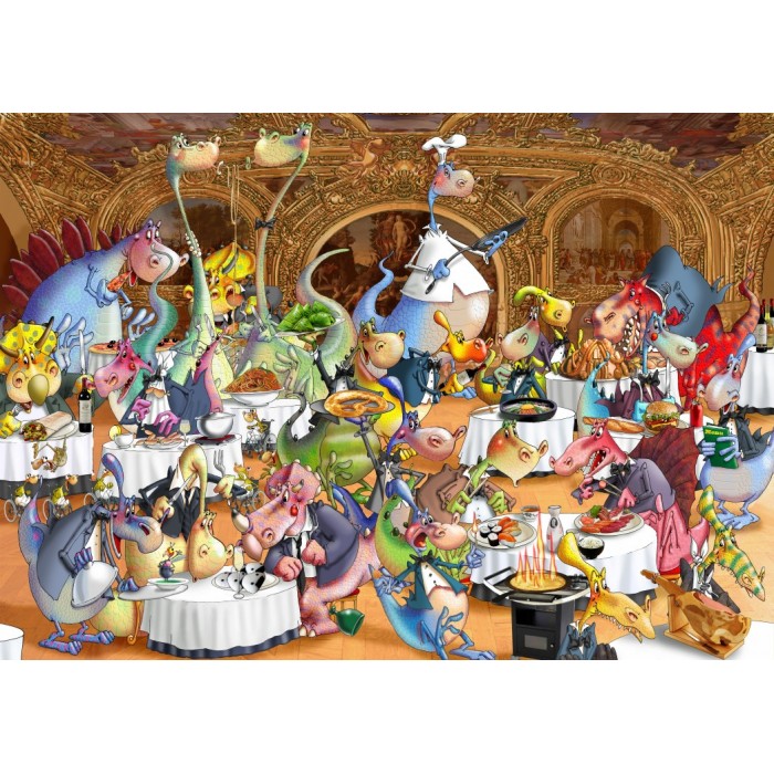 Puzzle Grafika-F-30081 François Ruyer - Restaurant des Dragons