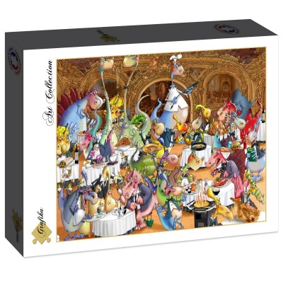 Puzzle Grafika-F-30081 François Ruyer - Restaurant des Dragons