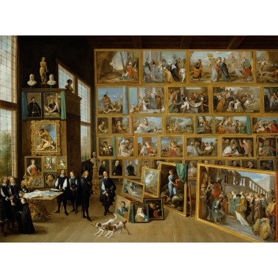 Puzzle Grafika-F-30178 David Teniers : Le Gouverneur Léopold-Guillaume et sa collection de tableaux à Bruxelles