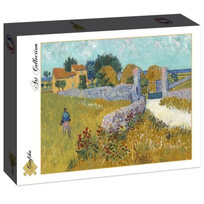 Puzzle Grafika-F-30416 Vincent Van Gogh - Ferme de Provence, 1888