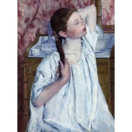 Puzzle  Grafika-F-30537 Mary Cassatt : Jeune Fille Coiffant ses Cheveux, 1886