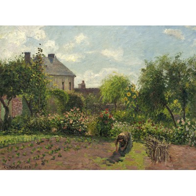 Puzzle Grafika-F-30570 Camille Pissarro : Le Jardin de l'Artiste à Eragny, 1898