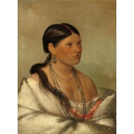 Puzzle  Grafika-F-30626 George Catlin : Femme Aigle - Shawano, 1830