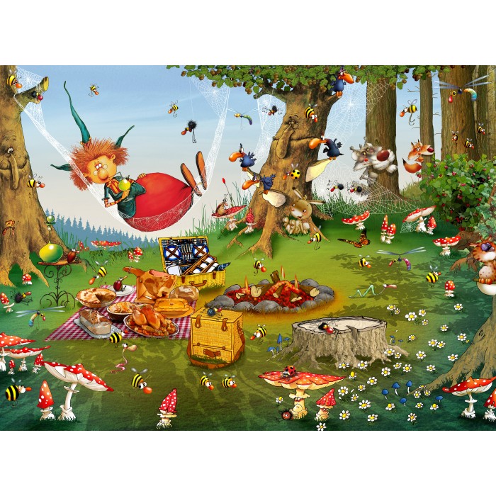 Puzzle Grafika-F-30737 François Ruyer - Pique-Nique de la Sorcière