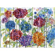 Puzzle  Grafika-F-30808 Sally Rich - Summer Hydrangeas