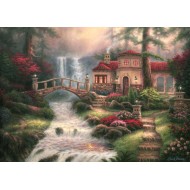 Puzzle  Grafika-F-32239 Chuck Pinson - Sierra River Falls