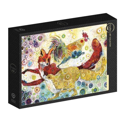Puzzle Grafika-F-32254 Sally Rich - Leaping Fox's