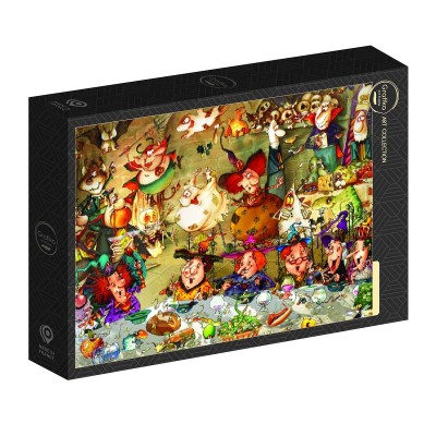Puzzle Grafika-F-32279 François Ruyer - Repas entre Sorcières
