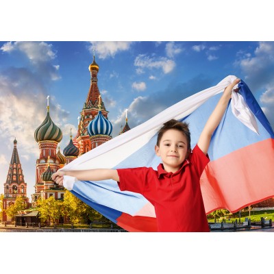 Puzzle Grafika-F-32326 One World For Peace - Russie