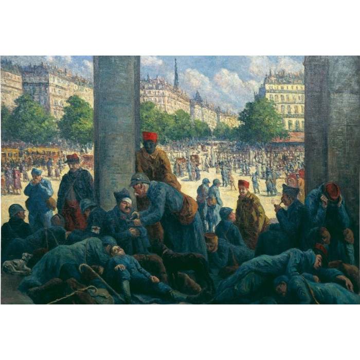 Puzzle  Grafika-F-32786 Maximilien Luce - Gare de l'Est, 1917