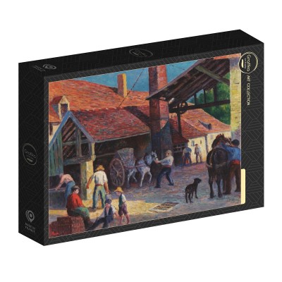 Puzzle Grafika-F-32787 Maximilien Luce - La Briqueterie, 1908