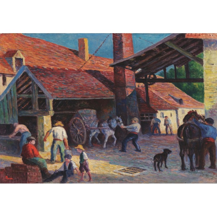 Puzzle  Grafika-F-32787 Maximilien Luce - La Briqueterie, 1908