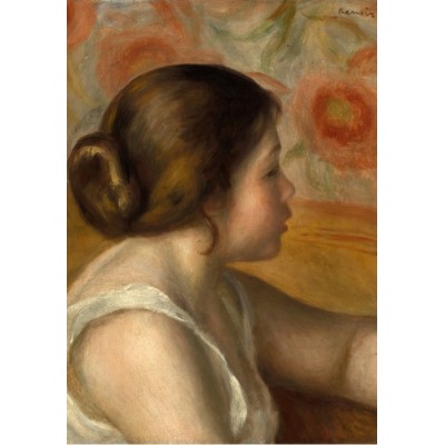 Puzzle Grafika-F-32879 Auguste Renoir : Tête de Jeune Fille, 1890