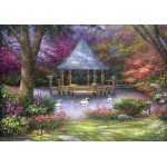 Puzzle  Grafika-F-33231 Chuck Pinson - Swan Pond