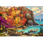 Puzzle  Grafika-F-33275 Chuck Pinson - A Beautiful Day at Cinque Terre