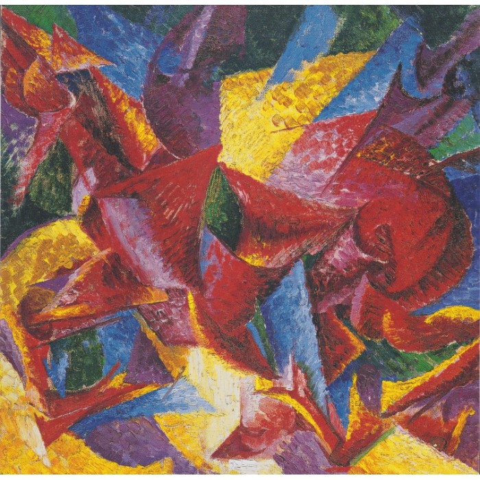 Puzzle  Grafika-F-33446 Umberto Boccioni : Forme plastiche di un Cavallo, 1914