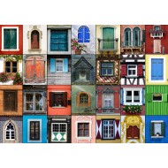 Puzzle  Grafika-T-00138 Collage - Fenêtres