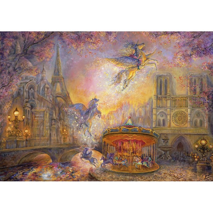 Puzzle Grafika-T-00278 Josephine Wall - Magical Merry Go Round