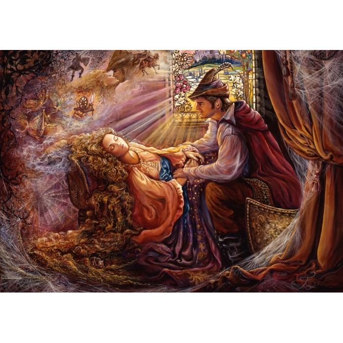 Puzzle Grafika-T-00384 Josephine Wall - La Belle au Bois dormant