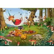 Puzzle  Grafika-T-00557 François Ruyer - Pic Nique de la Sorcière