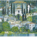 Puzzle  Grafika-T-02214 Gustav Klimt : Eglise de Cassone, 1913