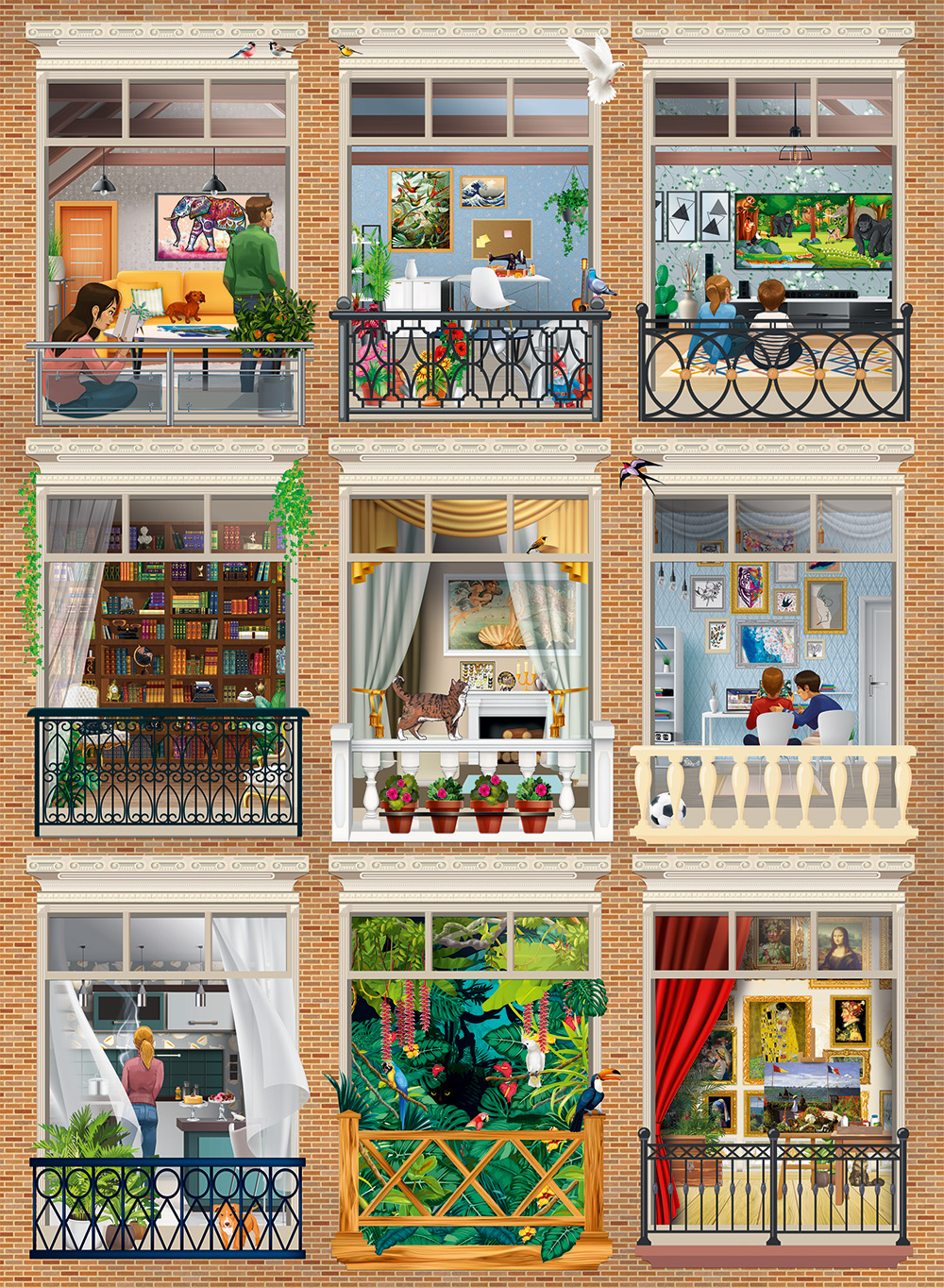 Dino Jigsaw Puzzle Amsterdam 3000 pièces pour adultes