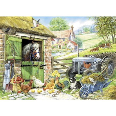 Puzzle House-Of-Puzzles-HP0141 Pièces XXL - Sur la Ferme