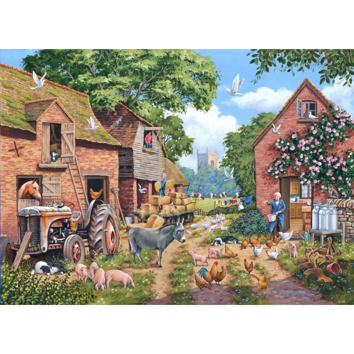 Puzzle  House-Of-Puzzles-HP0627 N°24 - Focus Sur La Ferme