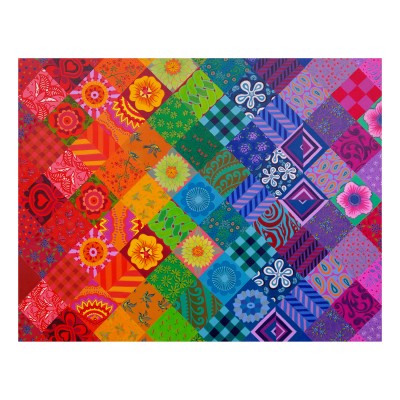 Puzzle House-Of-Puzzles-HP0709 Patchwork Arc-En-Ciel