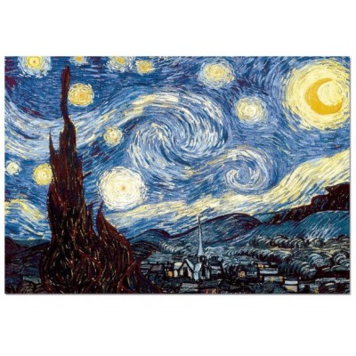 Puzzle Impronte-Edizioni-154 Vincent Van Gogh -  Nuit Etoilée sur le Rhône