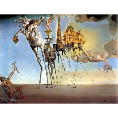 Puzzle Impronte-Edizioni-268 Salvador Dalí - La Tentation de Saint Antoine