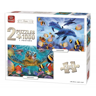 King-Puzzle-05211 2 Puzzles - Sea Collection
