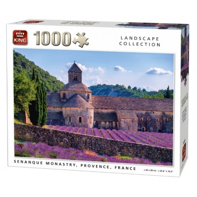 Puzzle King-Puzzle-05663 Notre-Dame de Sénanque, Provence, France