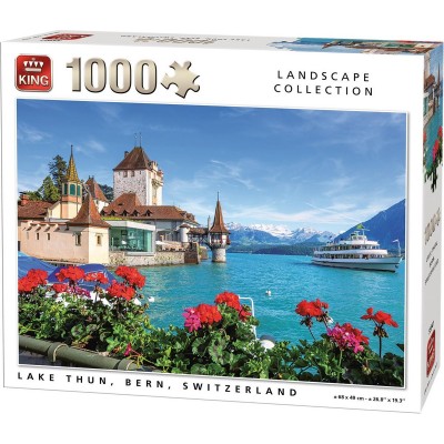 Puzzle King-Puzzle-55941 Lake Thun, Bern, Switzerland